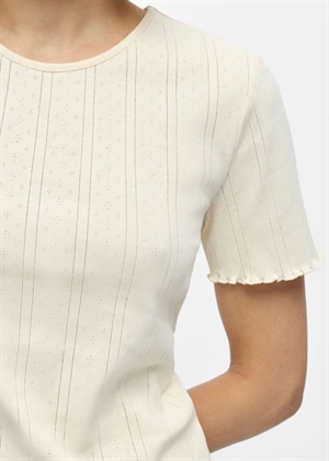 Peria ss o-neck tee Birch Object 